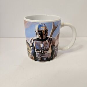 Star Wars The Mandalorian Logo Coffee Mug Din Djarin The Child Art Baby Yoda